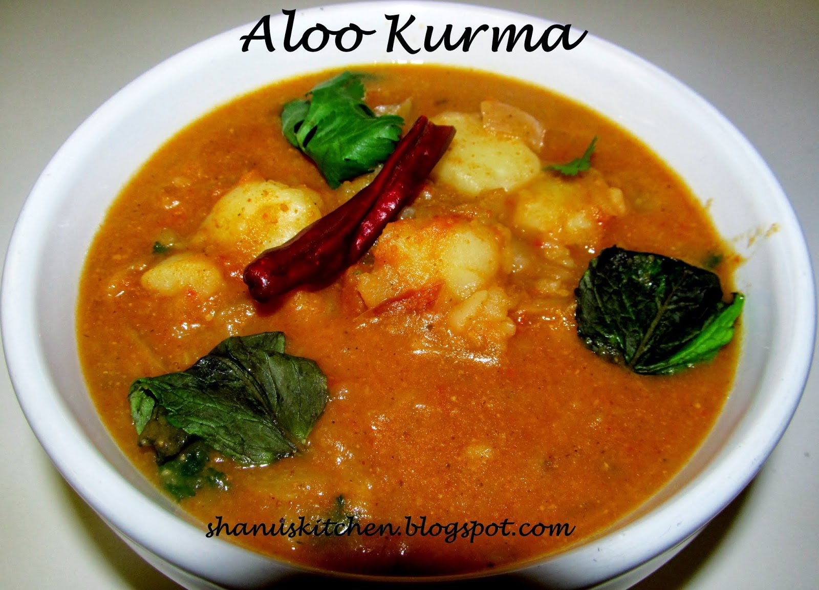 shanuskitchen Aloo/Potato Kurma