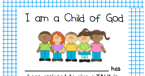 Lds primary talk reminders image