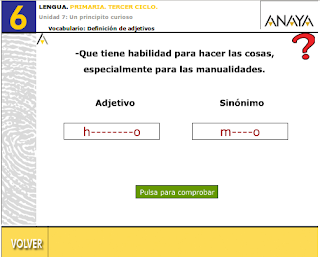 definición de adjetivos
