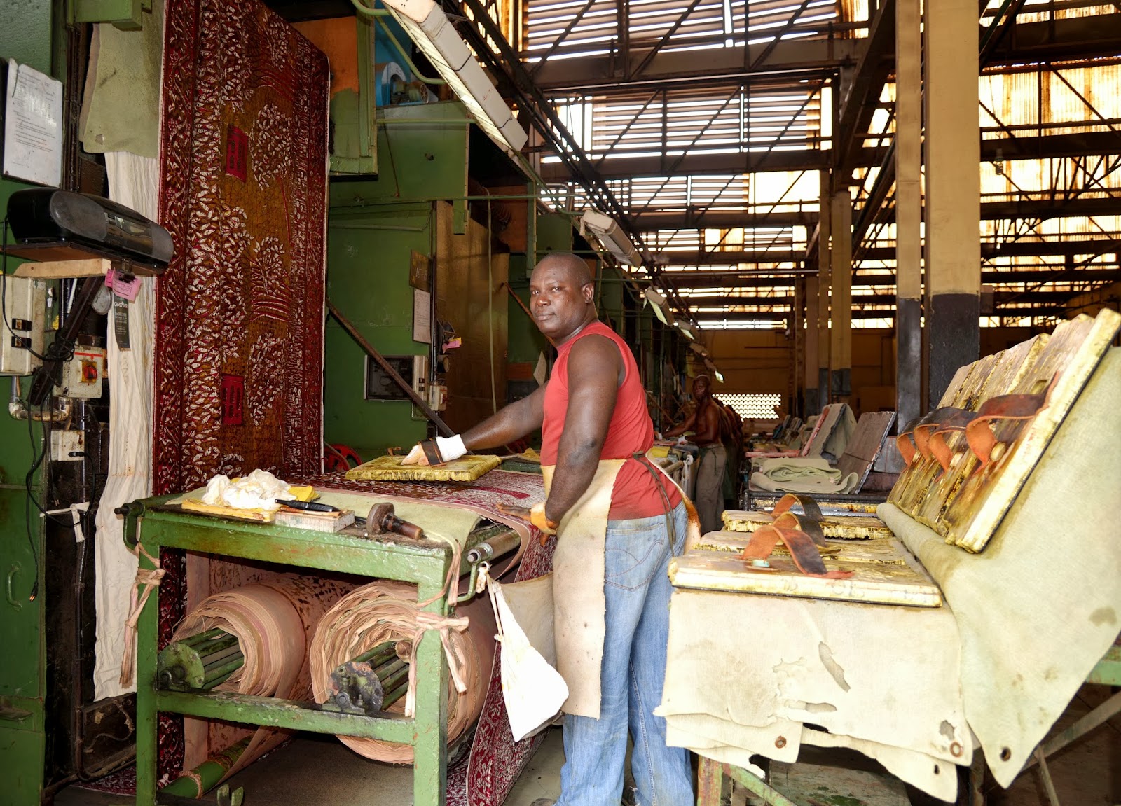 Life in Africa GTP Fabric Plant (Ghana Textiles Printing)
