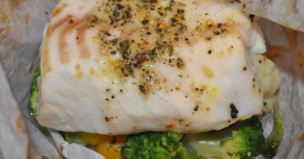 simply sweet justice Halibut in Parchment Paper