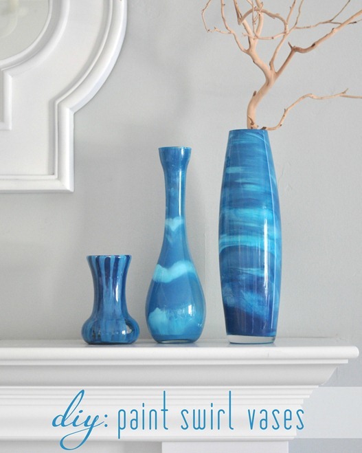 DIY Painted Vases