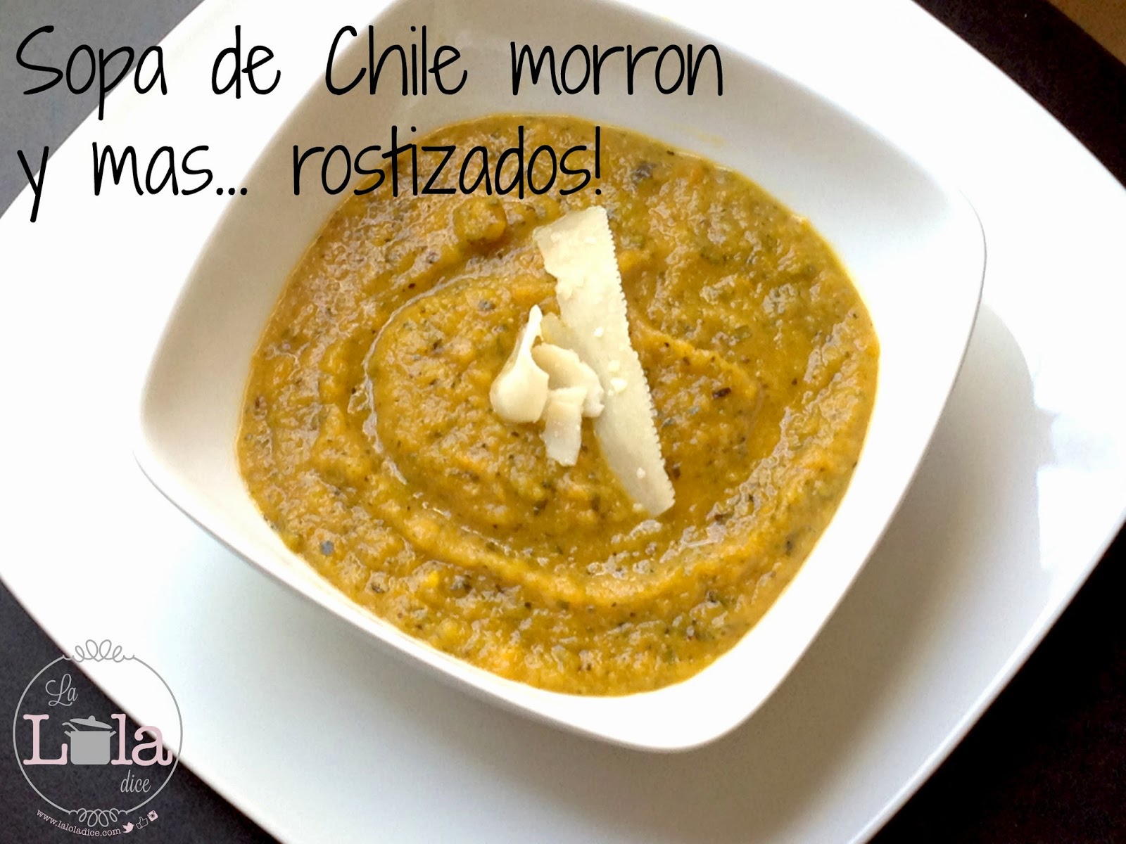 Sopa De Chile Morrón Y Más, Rostizado
