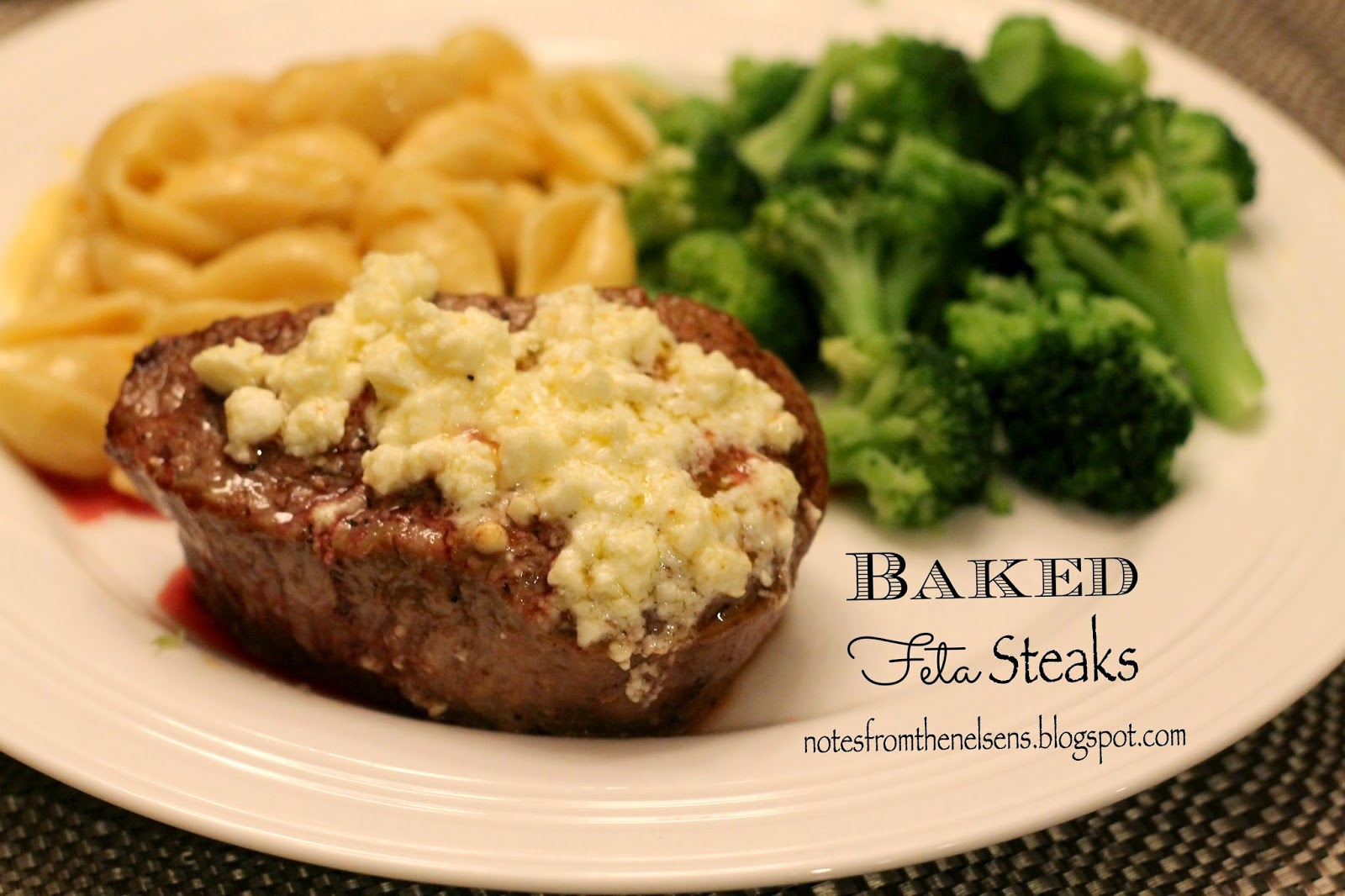 Notes from the Nelsens BAKED Feta Steaks My new favorite way to make