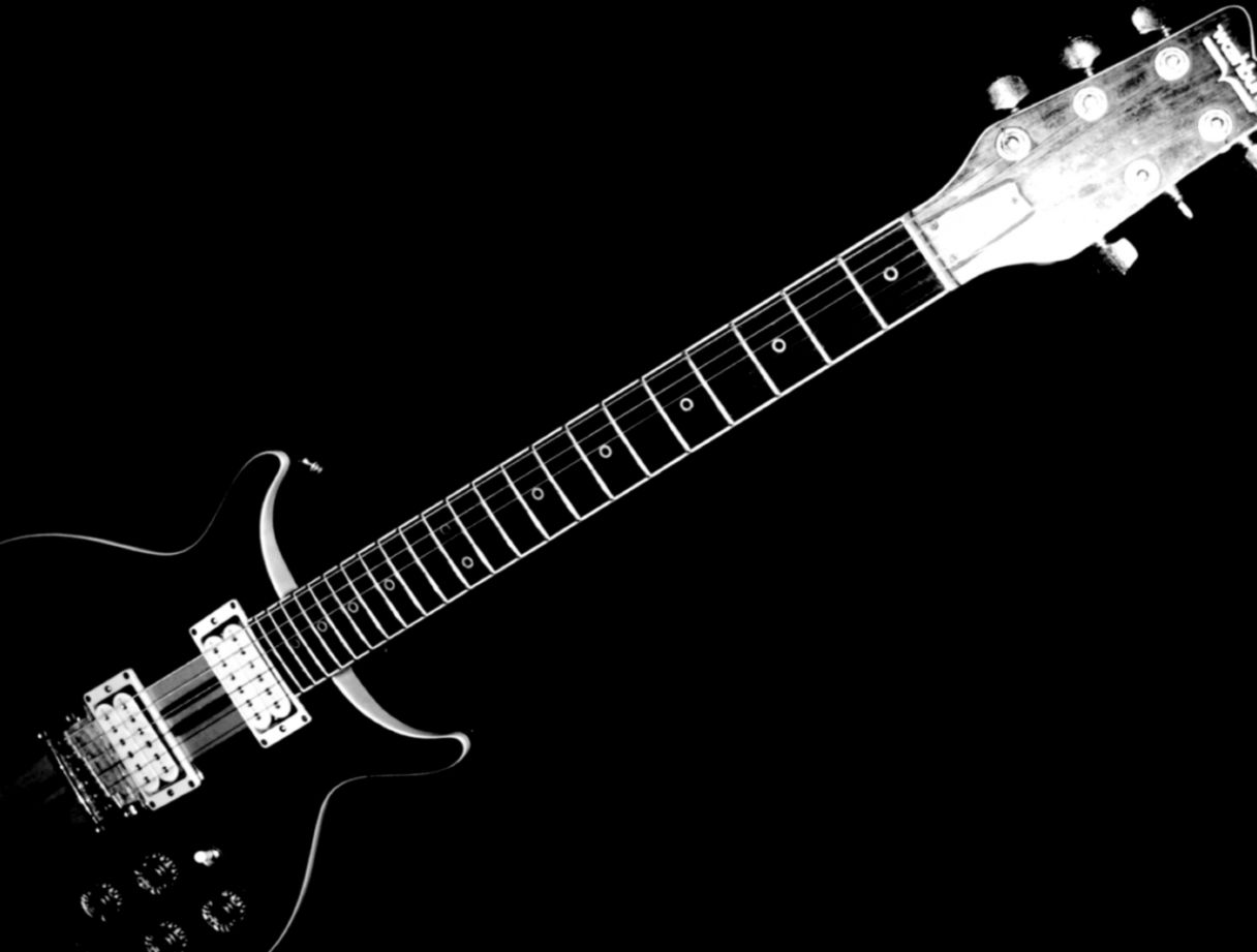 1280x1024 Black and White Electric Guitar desktop PC and Mac wallpaper 1280x1024 Black and White Electric Guitar desktop PC and Mac wallpaper