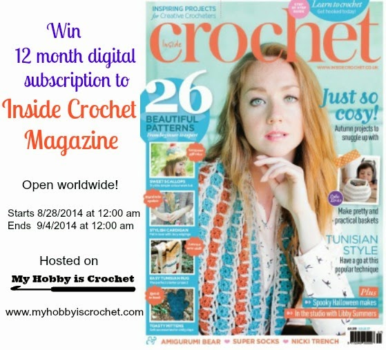 Fantastic GIVEAWAY! 1 Year Digital Subscription to Inside Crochet Magazine
