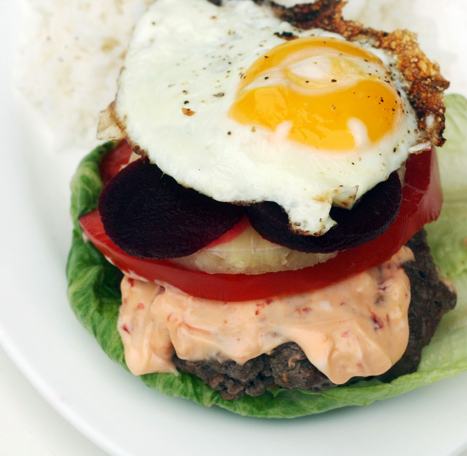 Recipes by Rachel Rappaport Aussie Burger, Portuguese Style