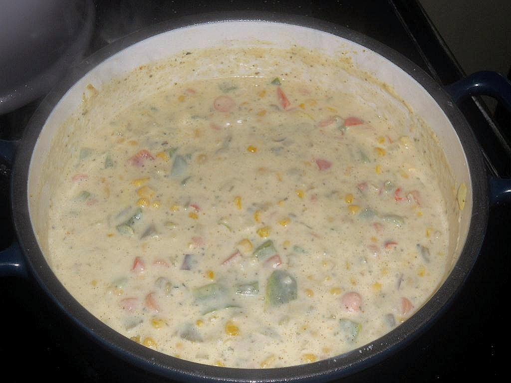 Crab and Corn Chowder HezziD's Books and Cooks