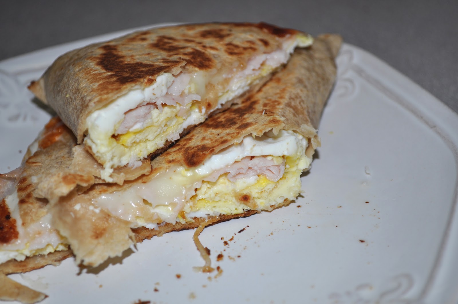Turkey, Egg & Cheese Breakfast Quesadilla All Kinds of Yumm