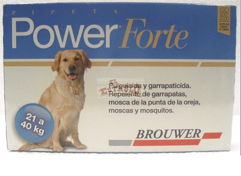 Power Forte Para Perros de 21 kg hasta 40 kg de peso 6 USS