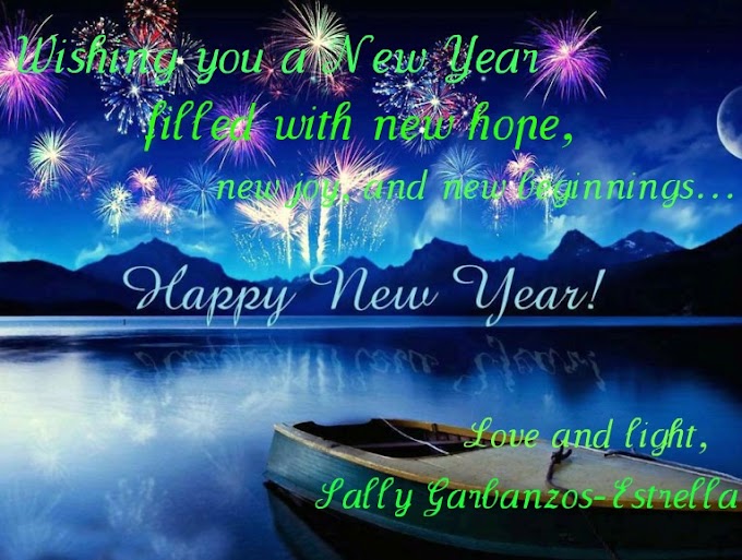 Wishing you all a New Year filled with new hope, new joy, and new beginnings...♥