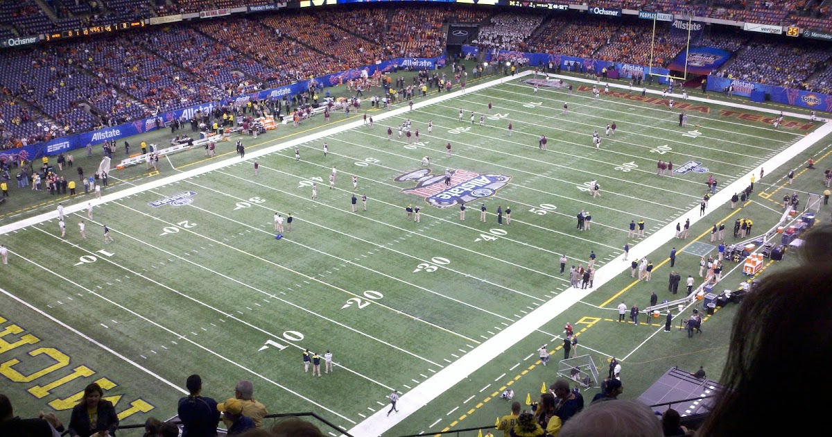 Saturday To Saturday My First Bowl Experience The Sugar Bowl