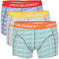 Jack & Jones Men's 3-Pack Parino Boxers - Flame Scarlet