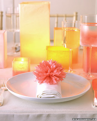 tissue paper wedding decorations
