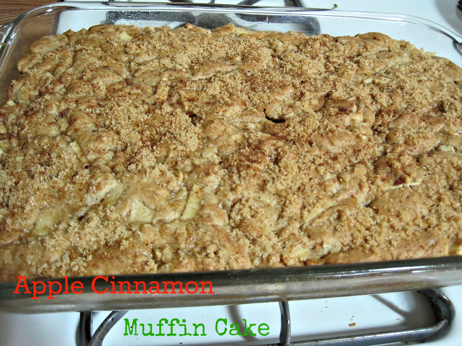 Apple Cinnamon Muffin Cake...Again!