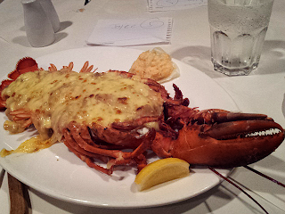 cheese baked lobster