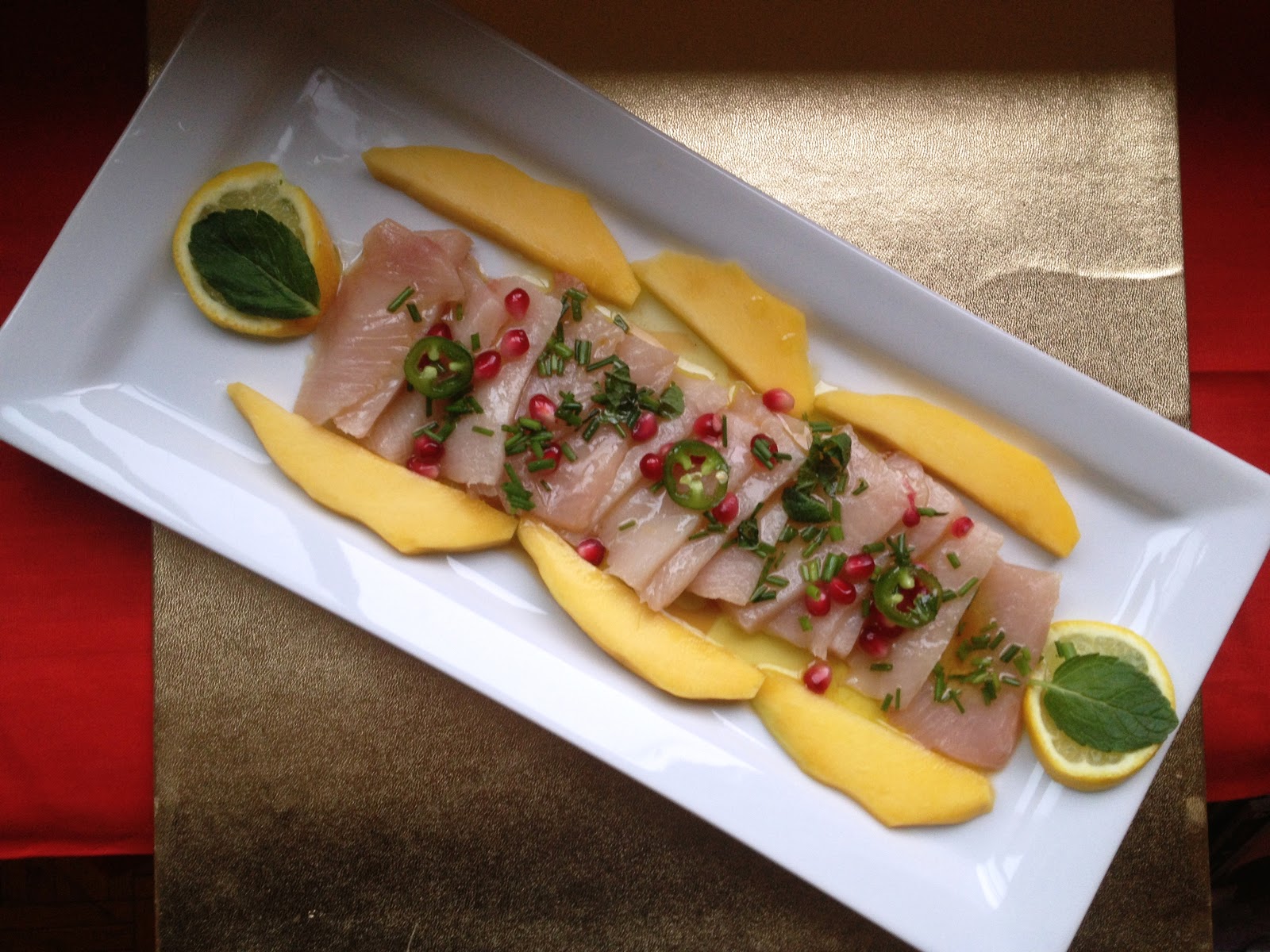 SUNDAYS IN Oscars Party "Life of Pi" Inspired Yellowtail (Hamachi