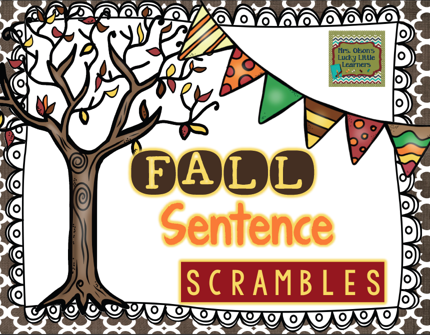 http://www.teacherspayteachers.com/Product/Fall-Sentence-Scrambles-1512047