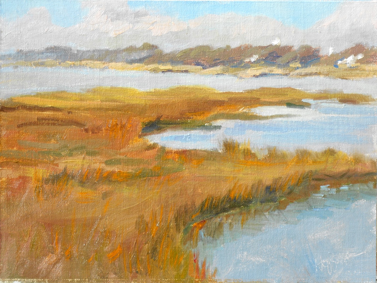 Mary's Paintings "Marsh Grasses" SOLD