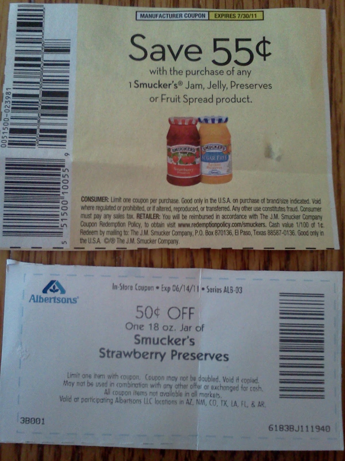 Louise Stack Albertson's Monopoly Coupons with Manufacturers