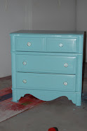 Pretty blue dresser