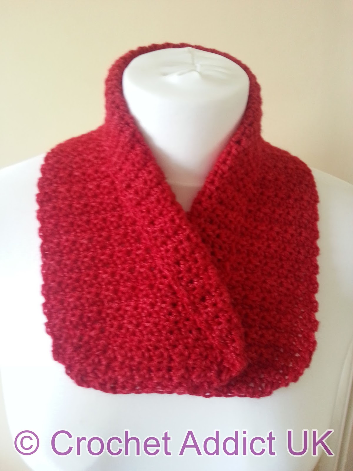 Collared Cowl Free Pattern Crochet Addict UK