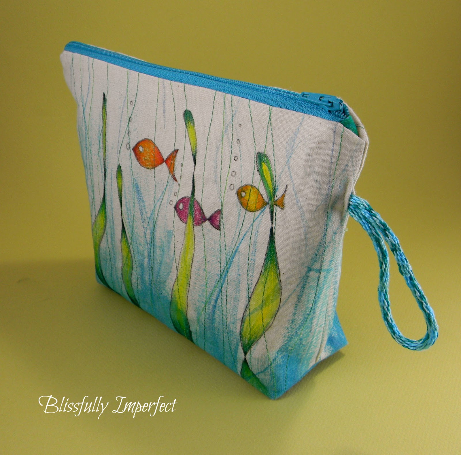 Blissfully Imperfect Under the Sea bag completed!