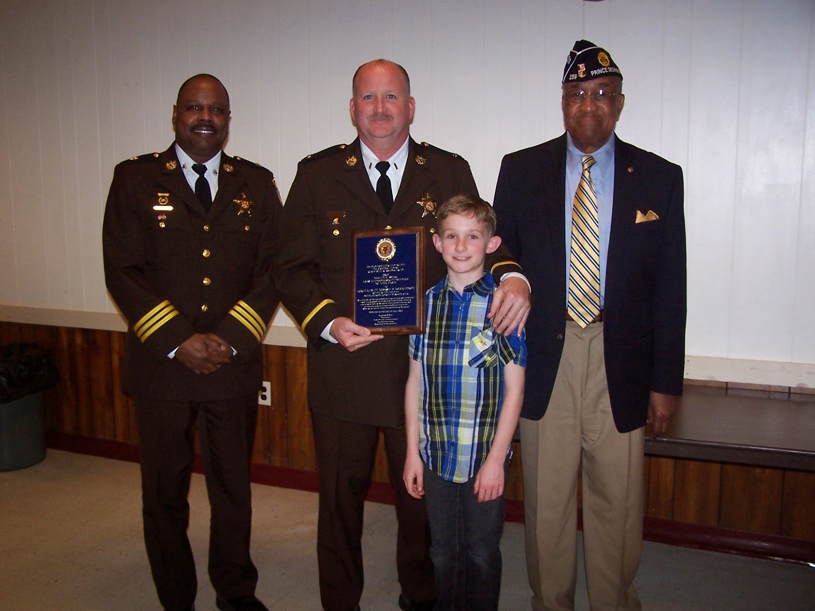 Prince County Office of the Sheriff April 2015