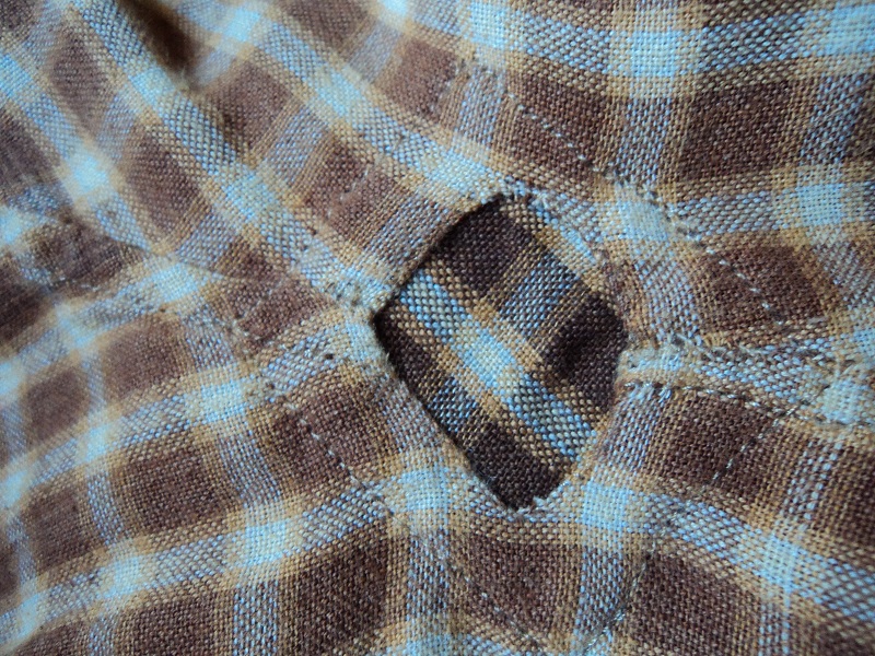 Making Merriment Patching Clothes, Old School Style