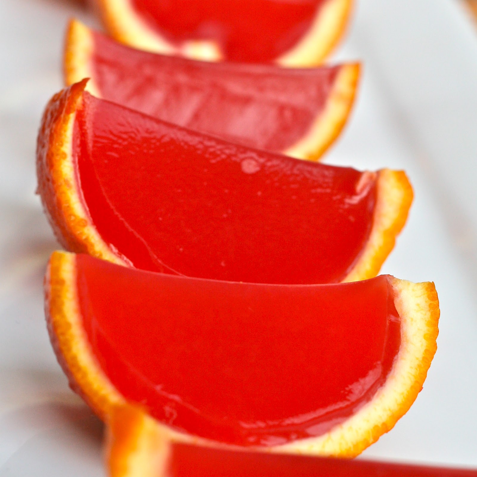 B is for Blood Orange Mimosa Jello Shots