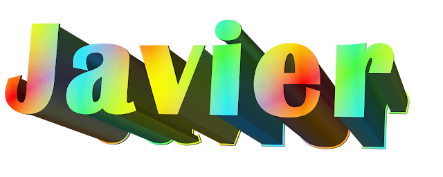 Javier en 3D - Nombres en 3D gratis