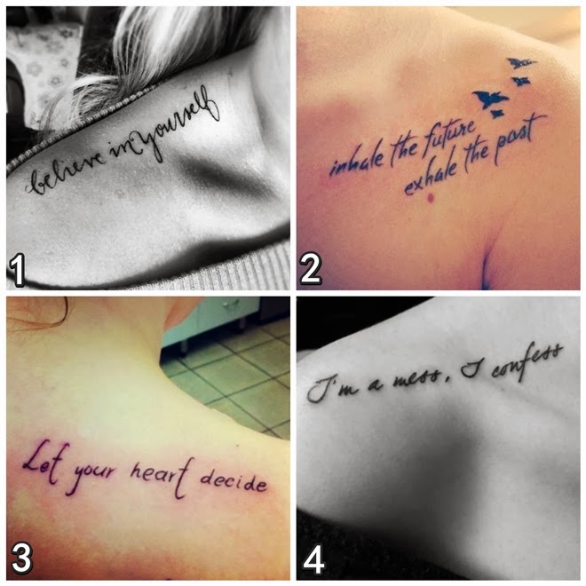 16 Tatuagens Escritas Para Se Inspirar Reacreditar