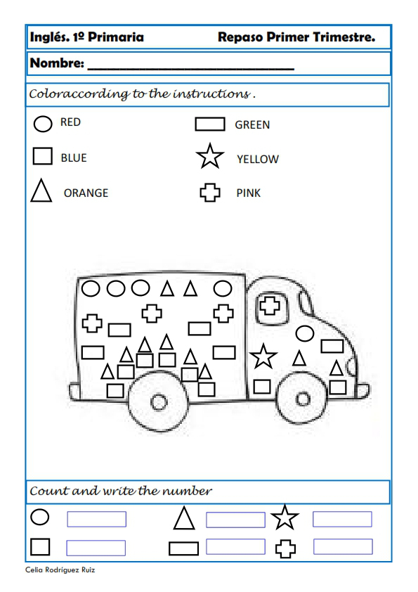 Yummy English for Children: Colours worksheet!!!