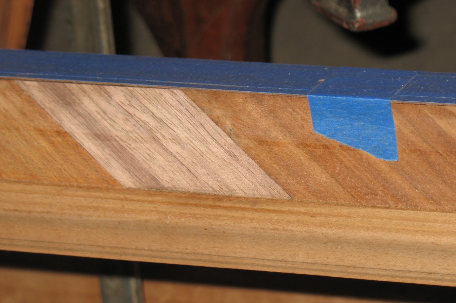 The Craftsman Repair to Veneer on Water Damaged Armoire