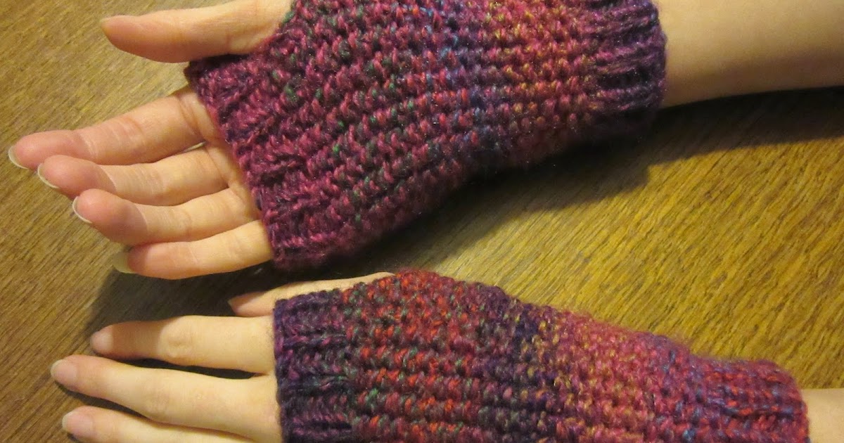 Handmadebymeg Free Simple Knitting Pattern for Wrist Warmers