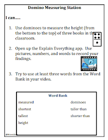 Mrs.Wideen's Blog: Explain Your Thinking With Math Stations and the