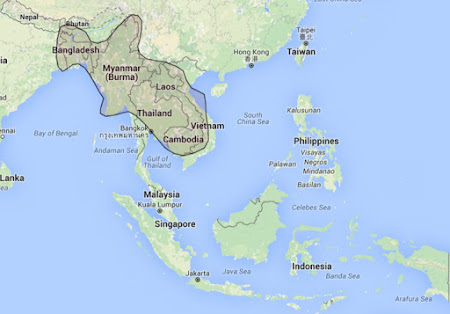 daftar beam satelit ku band laosat 1