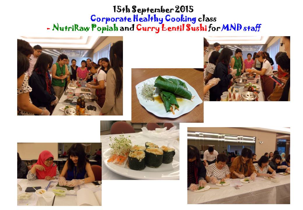 Corporate Healthy Cooking class @ MND by Vinitha