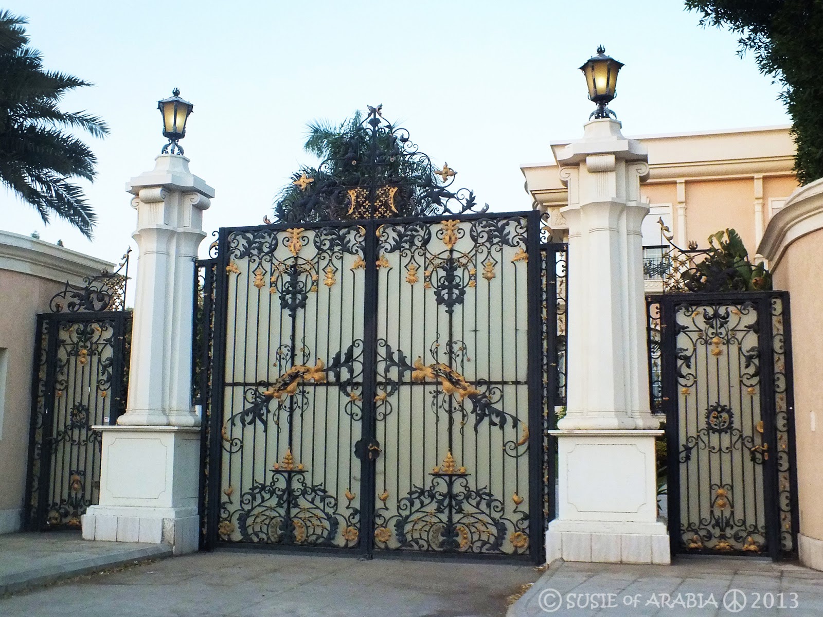 Jeddah Daily Photo Stately Villa Gates