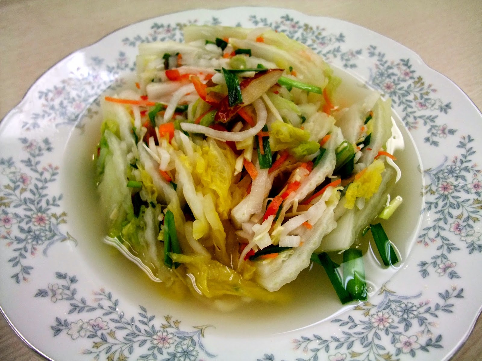 Susan's SavourIt! Kimchi Making Class... White Whole Cabbage Kimchi...