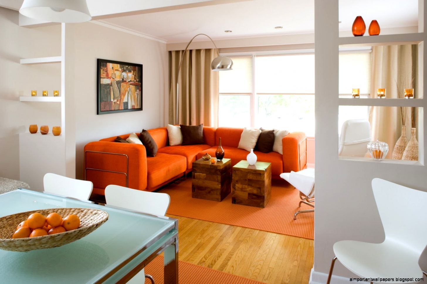 Orange living room design living room design with orange sofa Orange living room design living room design with orange sofa