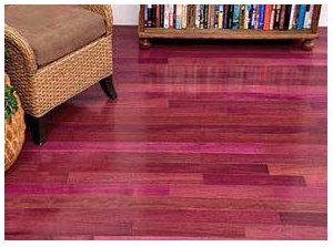 Fantastic Floor Exotic Purpleheart Flooring Will Leave You Breathless