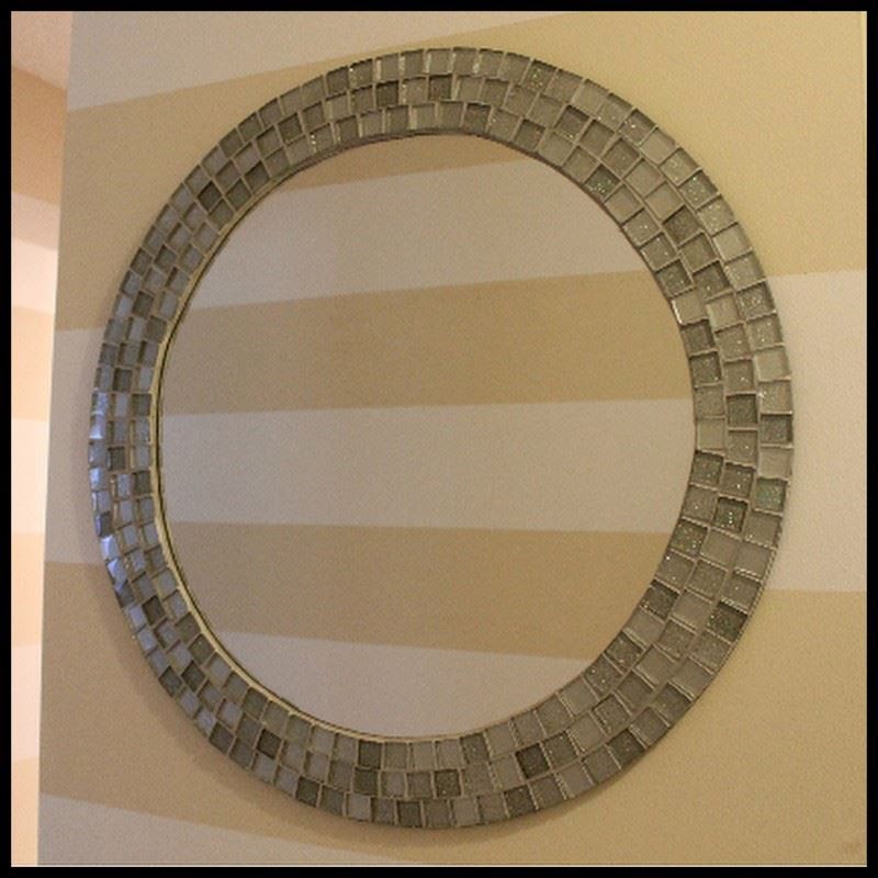 Dollar Store Crafter Tiled Mosaic Mirror