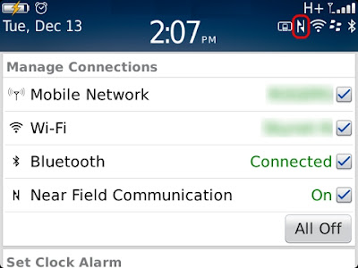 How To Send File with (NFC) Near Field Communication BlackBerry OS 7.1