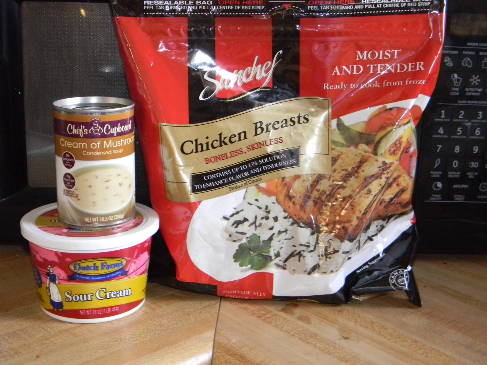 Growing to Four Crock Pot Sour Cream Chicken