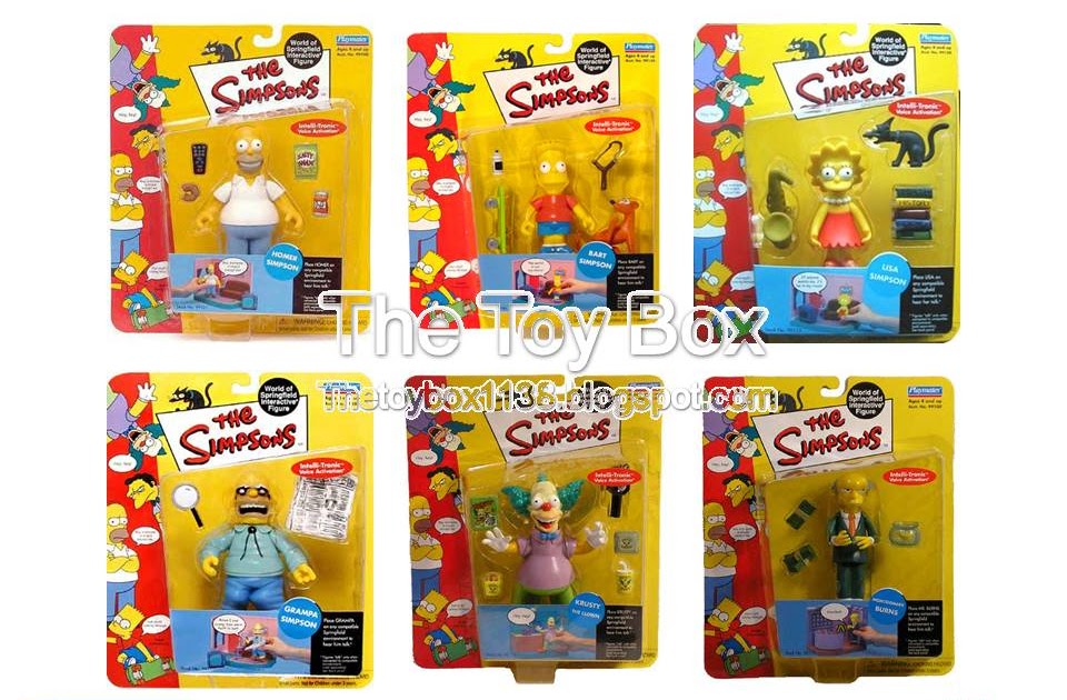 The Toy Box The Simpsons (AKA World of Springfield) (Playmates Toys)