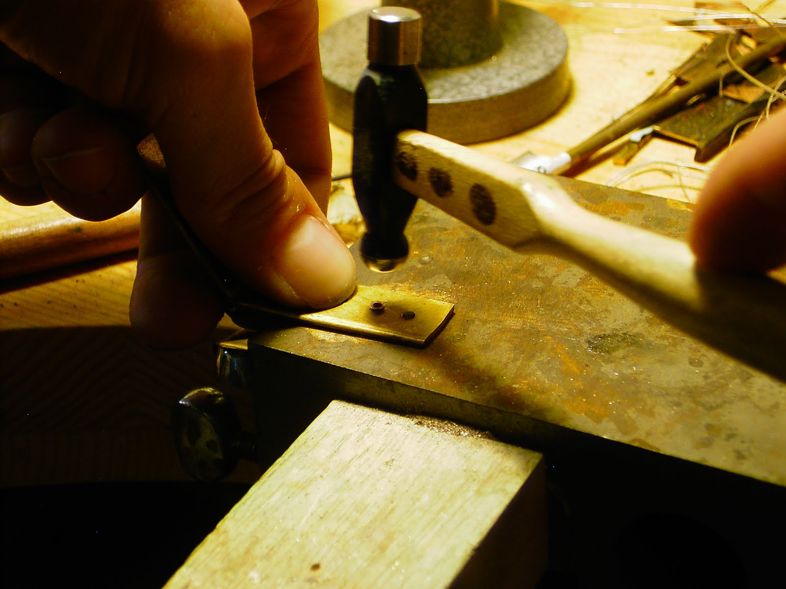 Daniel Icaza Artist & Metalsmith Seventh Entry How to Rivet (Basic