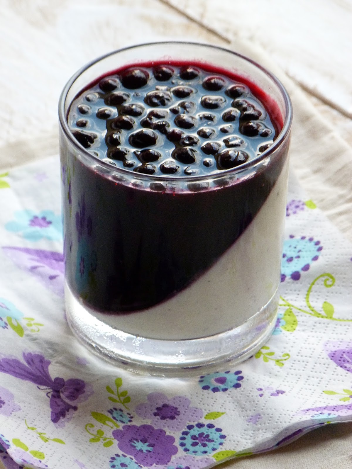 Chic, Chic, Chocolat... Panna cotta au yaourt à la grecque et coulis