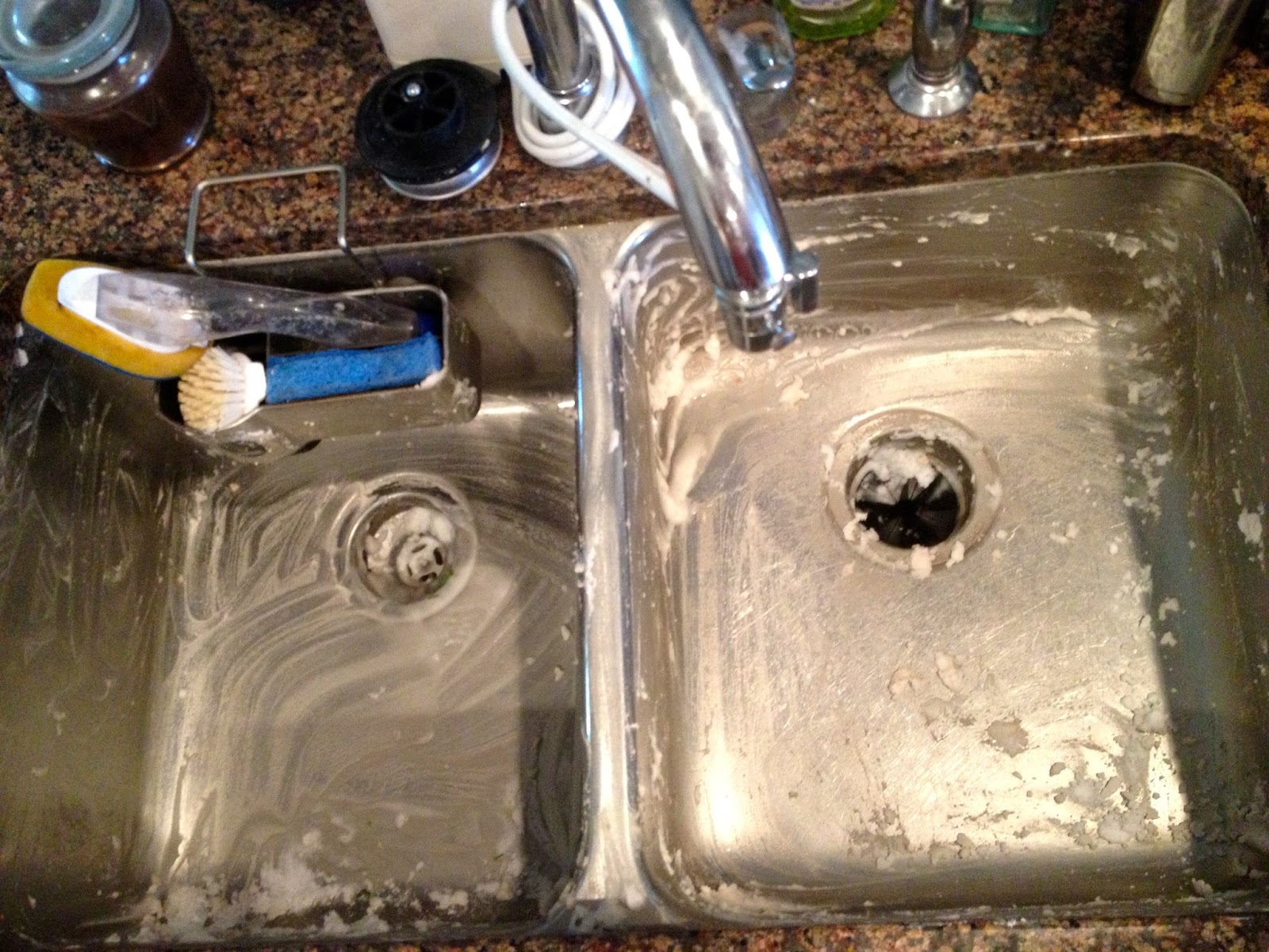 DIY Natural Sink Cleaner 3 Ingredients Overthrow Martha
