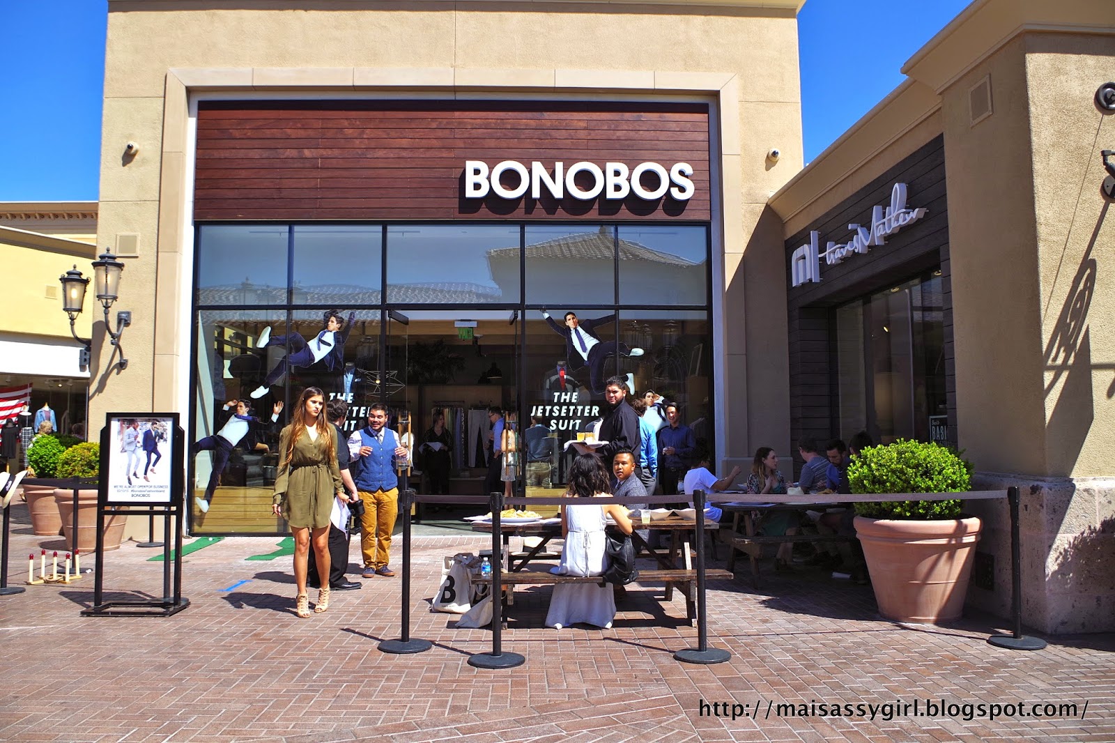 maisassygirl BONOBOS NEWPORT BEACH FASHION ISLAND SHOP OPENING EVENT